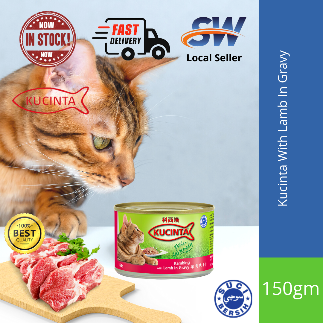 Kucinta Canned Wet Cat Food 150gm Kucinta Makanan Tin Kucing